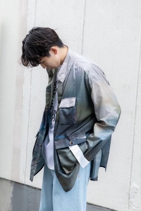 【Licht Bestreben】"M-65 プリントシャツ"